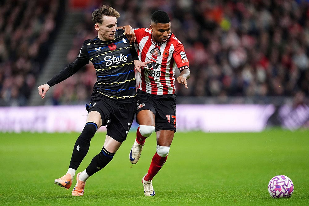 English Premier League Soccer Match: Sunderland vs Everton