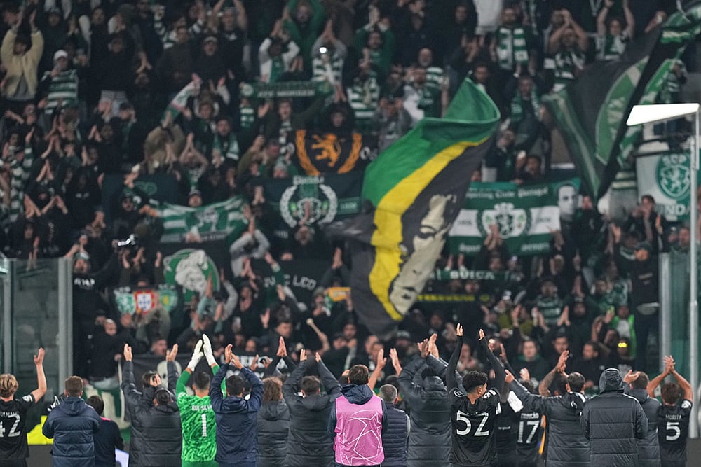 UEFA champions League 2025-26 soccer Juventus Vs Sporting_