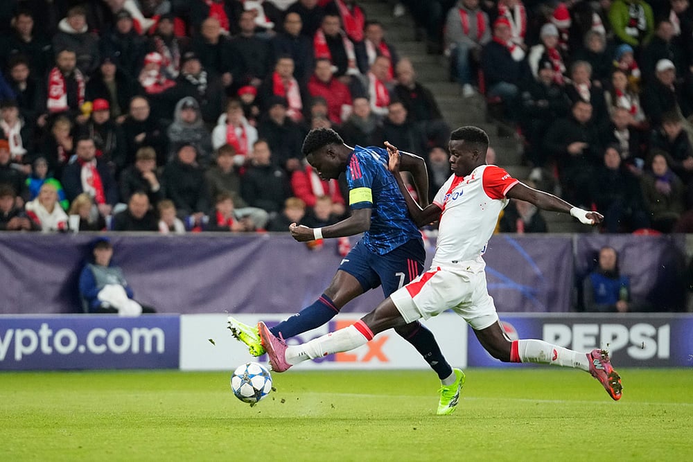 UEFA champions League 2025-26 soccer Slavia Prague vs Arsenal_