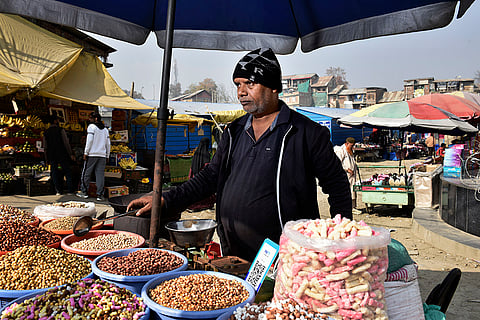 Yoginder Shah is running his snacks cart for over 7 years in Kashmir