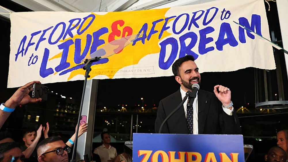 New York Mayor-elect Zohran Mamdani delivers victory speech on November 4 EST - | Photo: Michael M. Santiago/Getty Images