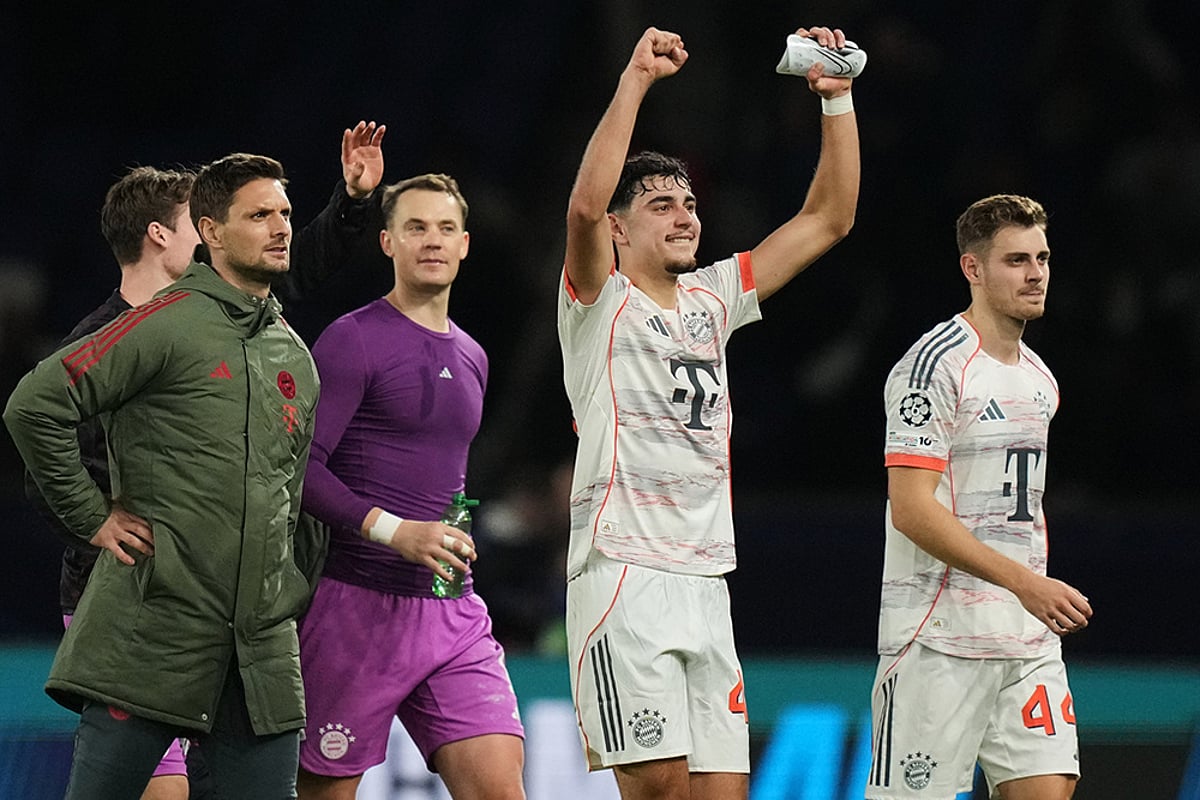 UEFA champions League 2025-26 soccer PSG Vs Bayern Munich_Aleksandar Pavlovic