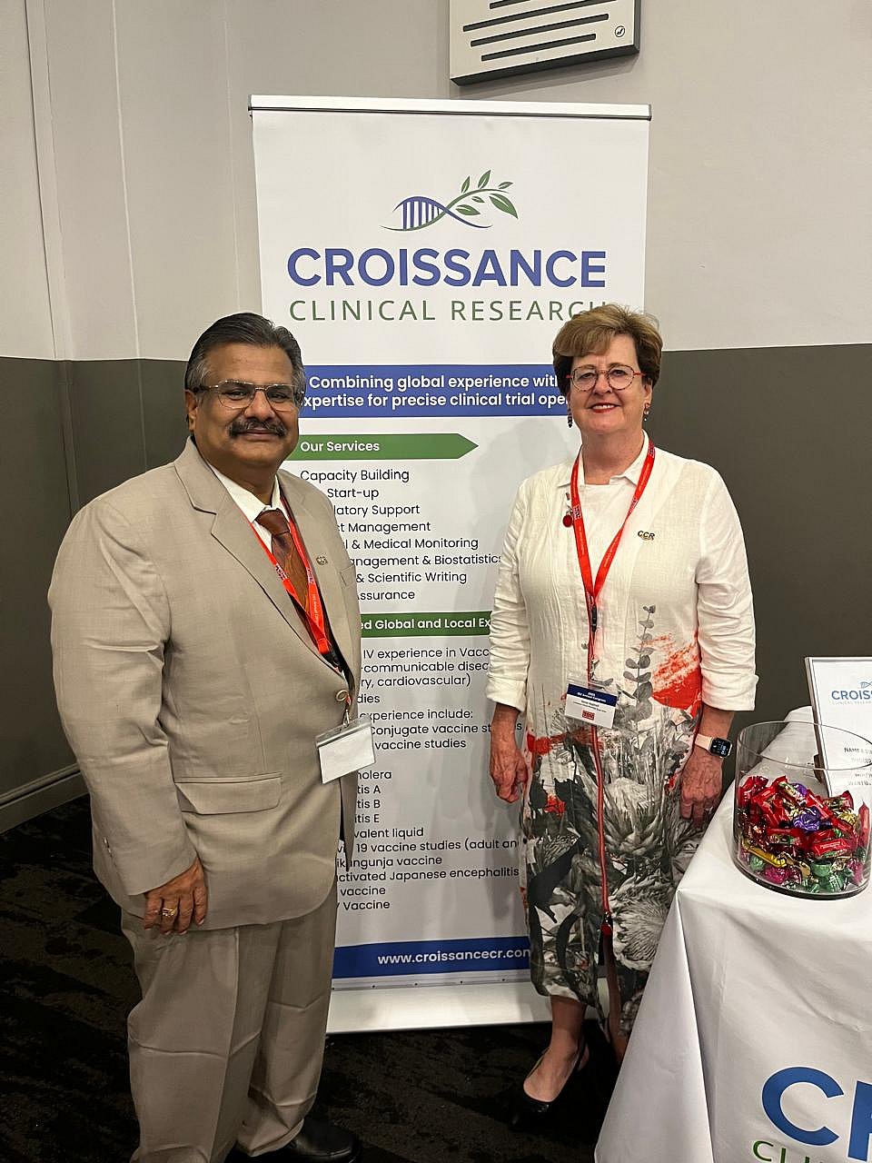Mr. Satish Marukurthi, CEO of CCR and Dr. Sanet Aspinall, Managing Director of Ardent Consulting