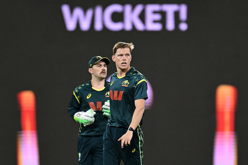 India vs Australia 4th t20 cricket-Australias Nathan Ellis
