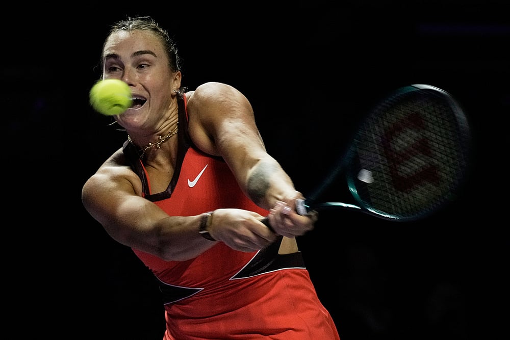 Saudi Arabia Tennis WTA Finals-Aryna Sabalenka