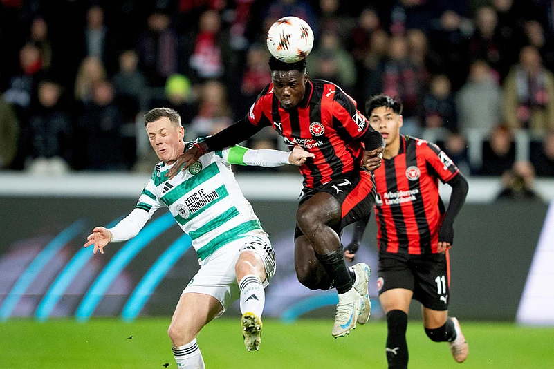 Europa League-FC Midtjylland vs Celtic FC-Midtjyllands Franculino Dju