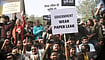 Hindustan Times : BPSC candidates demonstrating during their mass dharna for demanding re-exam in front of statue of Mahatma Gandhi at Gandhi Maidan on December 29, 2024 in Patna, India. (Photo by Santosh Kumar Hindustan Times ) Bihar Civil Service Exam Candidates Protest In Patna Over Alleged Paper Leak, Lathi-Charged By Cops