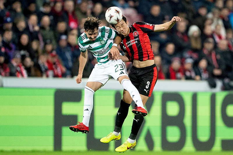Europa League-FC Midtjylland vs Celtic FC-Midtjyllands Han-Beom Lee