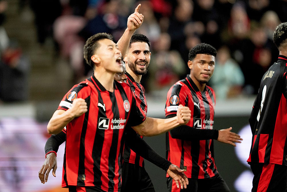 Europa League-FC Midtjylland vs Celtic FC-Martin Erlic scored goal