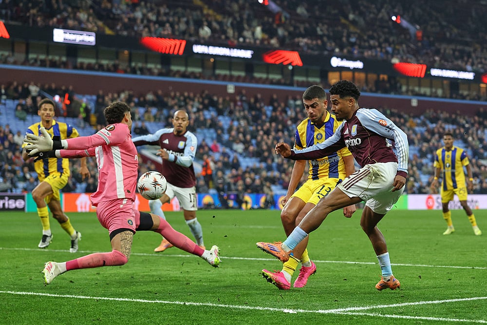 Europa League-Aston Villa Vs Maccabi Tel Aviv-Ian Maatsen