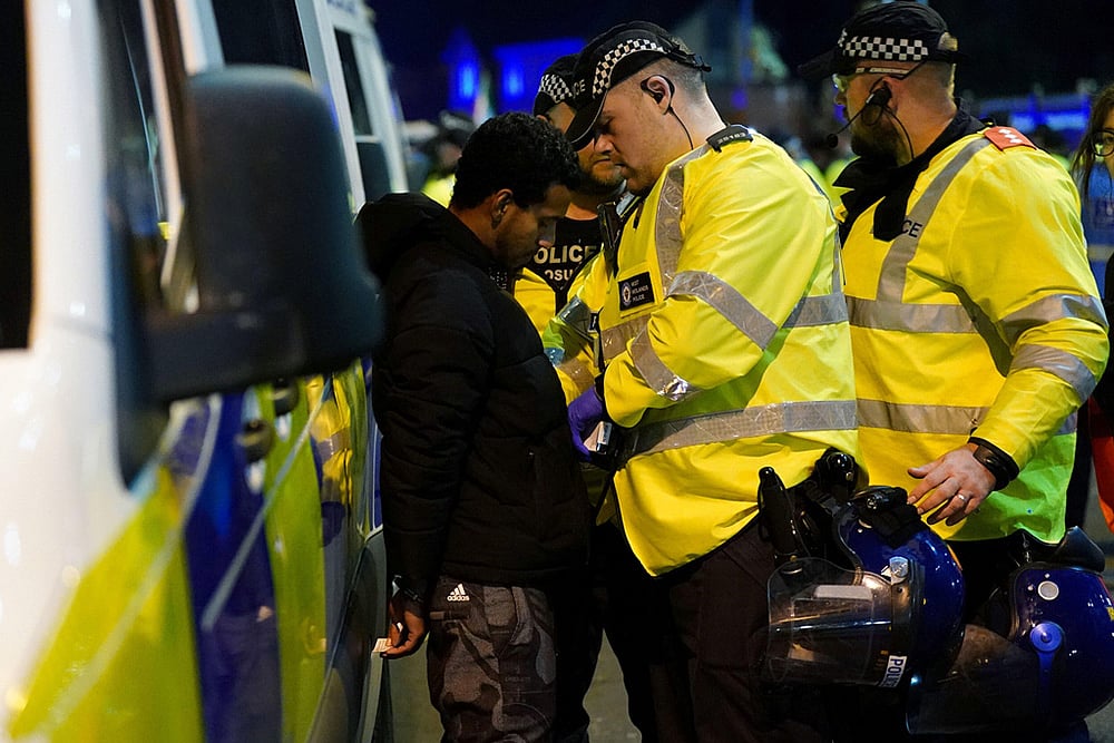 Europa League-Aston Villa Vs Maccabi Tel Aviv-pro-Palestinian protester