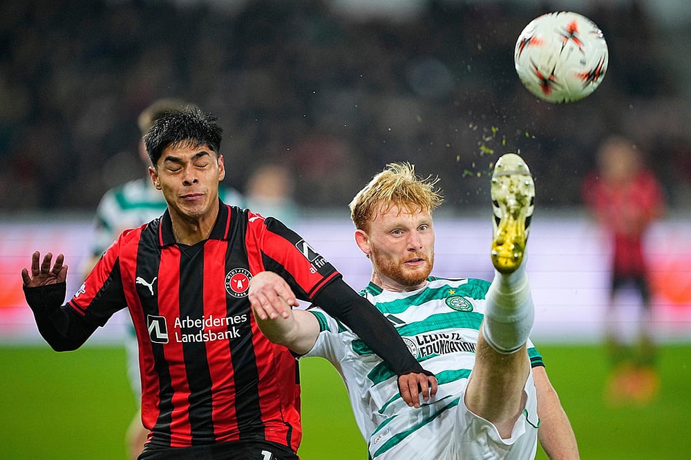 Europa League-FC Midtjylland vs Celtic FC-Midtjyllands Dario Osorio