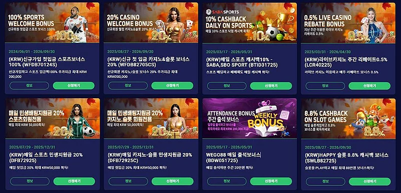 Online casino and sports bonus offers