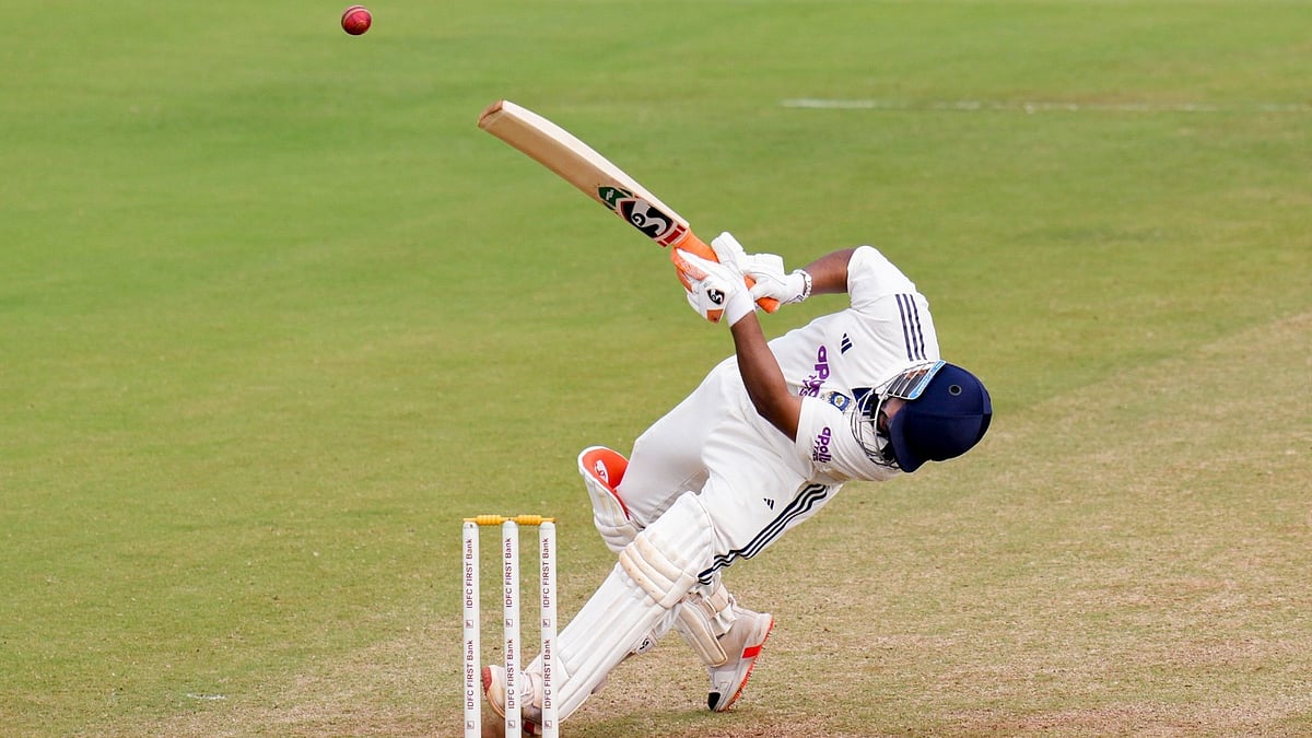 PTI Photo : Captain Rishabh Pant plays a shot on day three of the second unofficial four-day Test between India A and South Africa A, at BCCI Centre of Excellence, in Bengaluru