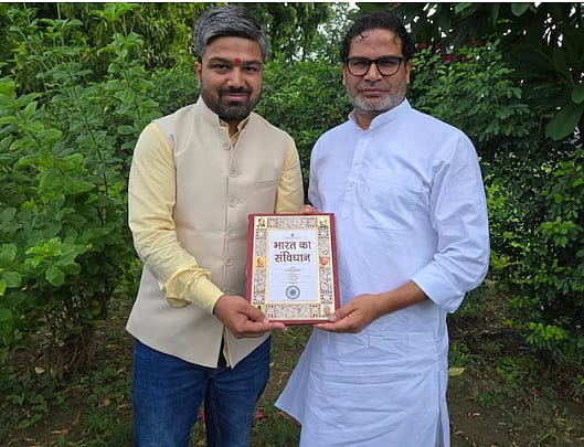 Instagram
 : Manish Kashyap with Prashant Kishore