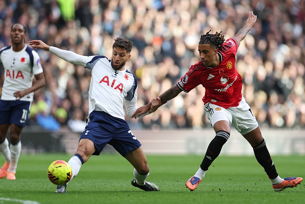 Premier League 2025-26 Tottenham Vs Man United-Joshua Zirkzee