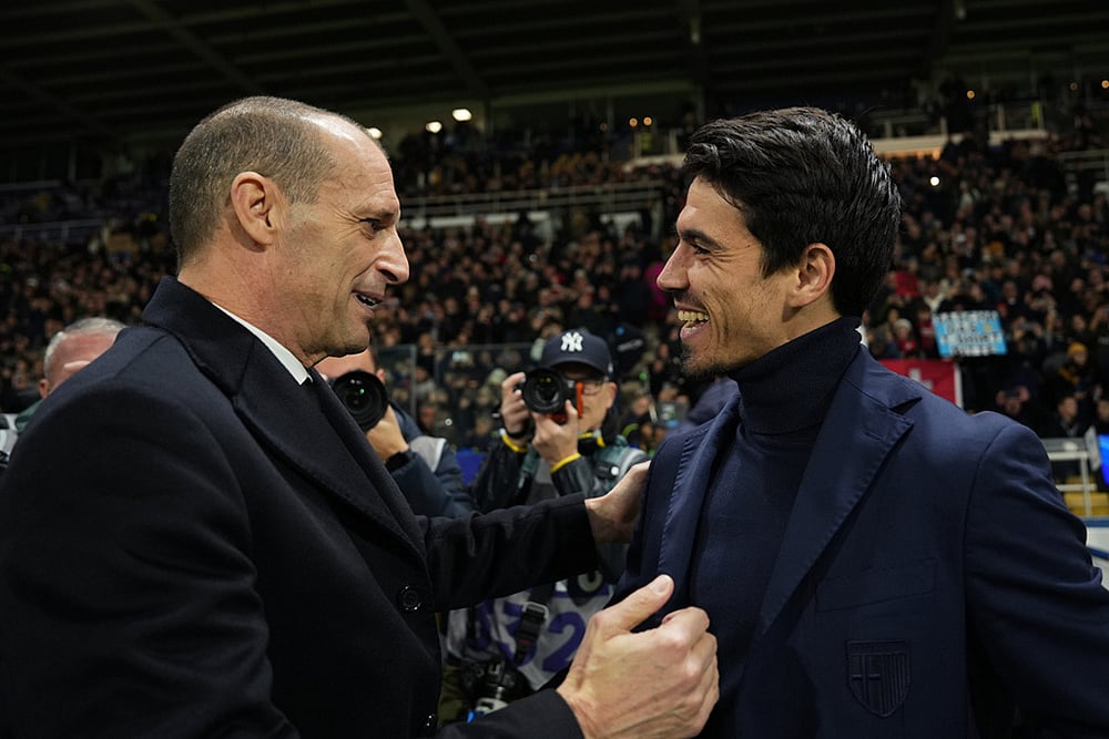 Italy soccer Serie A 2025-26 Parma Vs AC Milan-Massimiliano Allegri