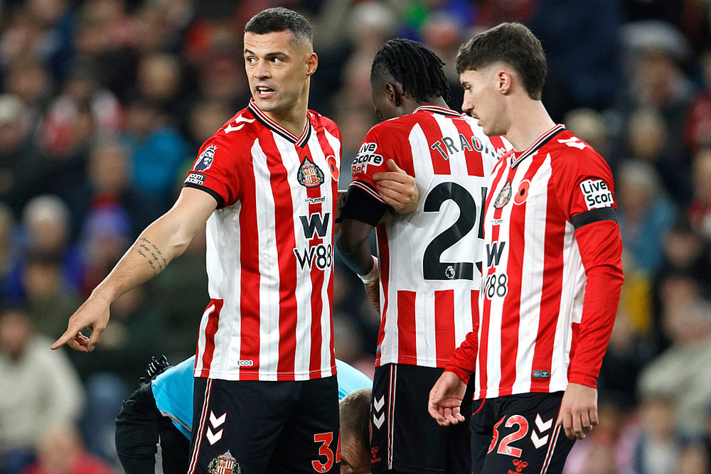 Premier League 2025-26 Sunderland vs Arsenal-Granit Xhaka-1