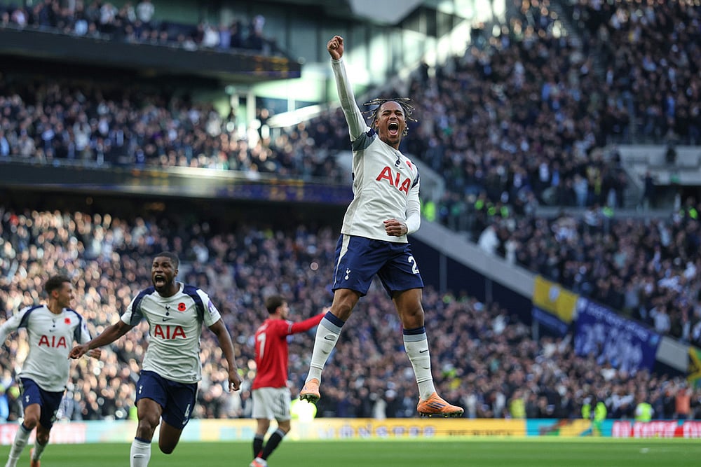 Premier League 2025-26 Tottenham Vs Man United-Wilson Odobert