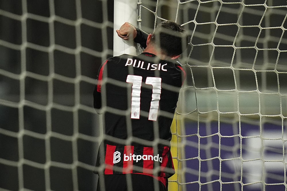 Italy soccer Serie A 2025-26 Parma Vs AC Milan-Christian Pulisic