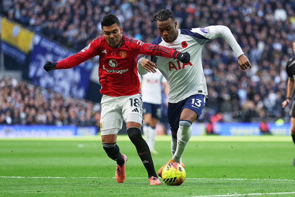 Premier League 2025-26 Tottenham Vs Man United-Casemiro