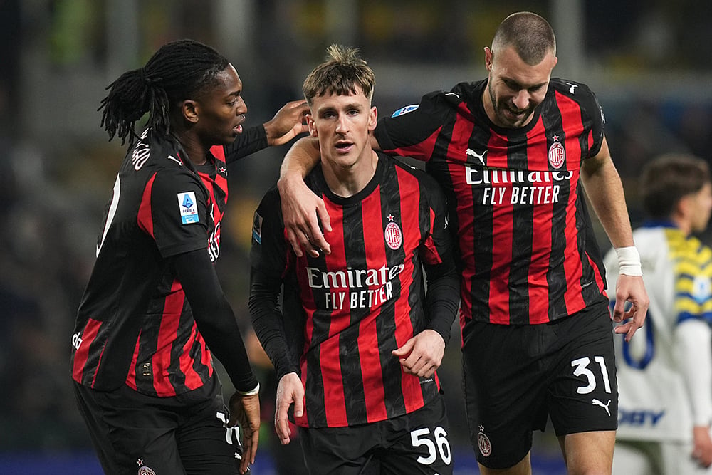 Italy soccer Serie A 2025-26 Parma Vs AC Milan-Alexis Saelemaekers