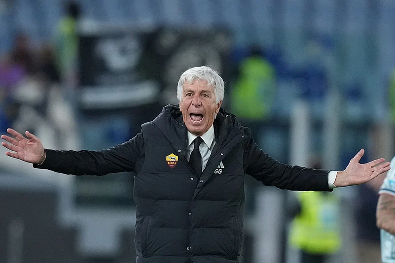 Italy soccer Serie A-AS Roma vs Udinese-Gian Piero Gasperini