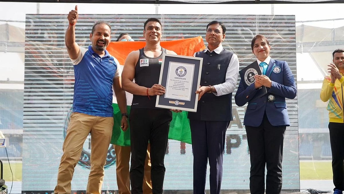 Sports Authority of India (SAI)  : Rohtash Chaudhary with Union Sports Minister Mansukh Mandaviya