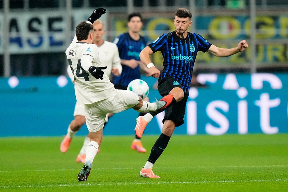 Italy soccer Serie A-Inter Milan vs Lazio-Inter Milans Petar Sucic