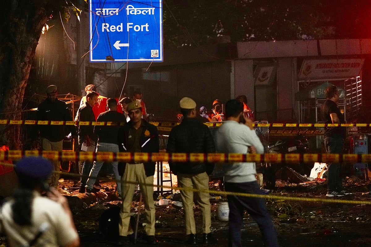 File photo : Red Fort Blast Shakes Chandni Chowk