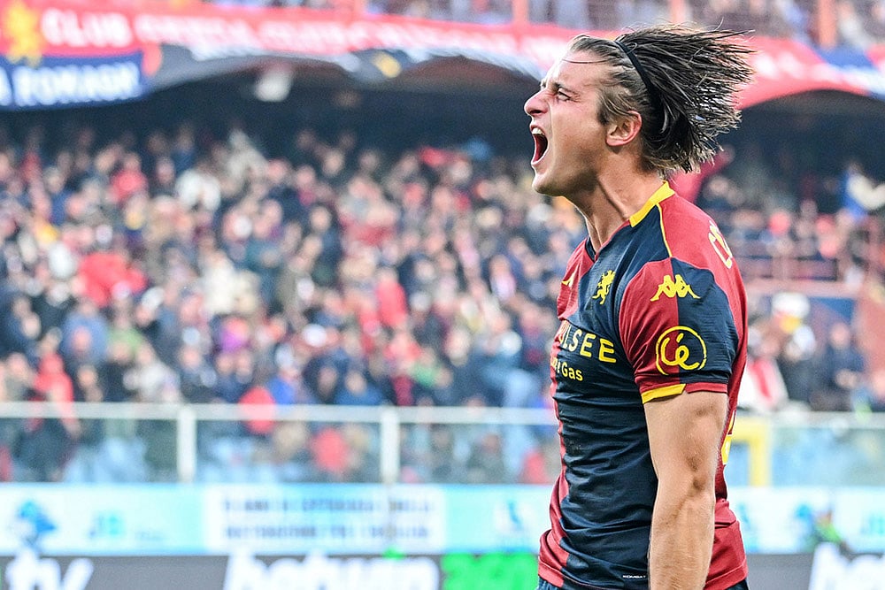 Italy soccer Serie A-Genoa Vs Fiorentina-Lorenzo Colombo 
