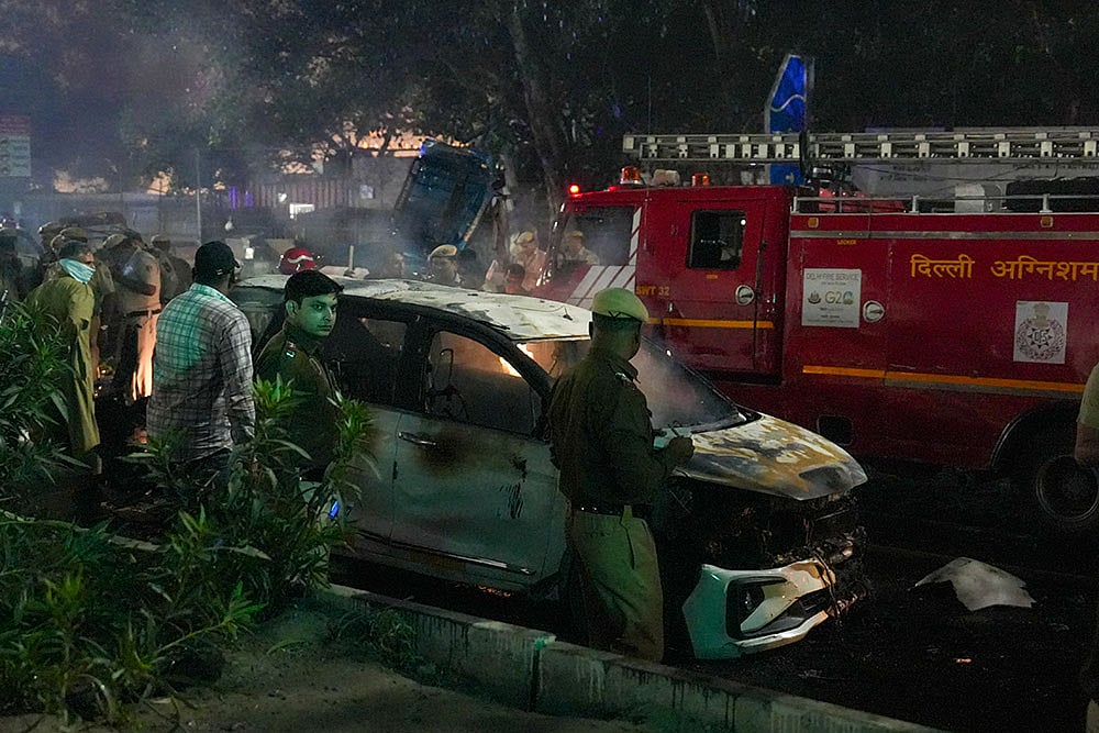 Blast In A Car Near Red Fort