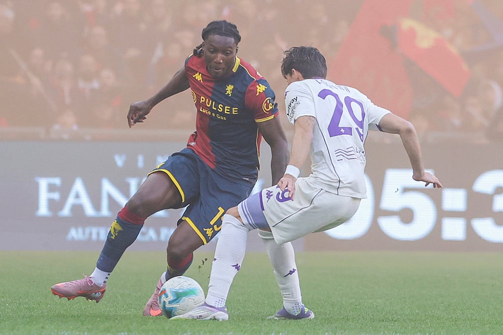 Italy soccer Serie A-Genoa Vs Fiorentina-Brooke Norton-Cuffy