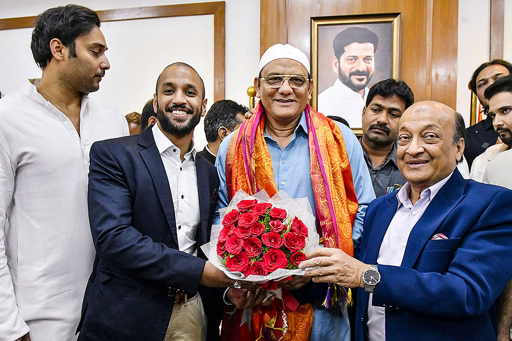 Mohammad Azharuddin takes charge as Telangana Minister for Minorities Welfare