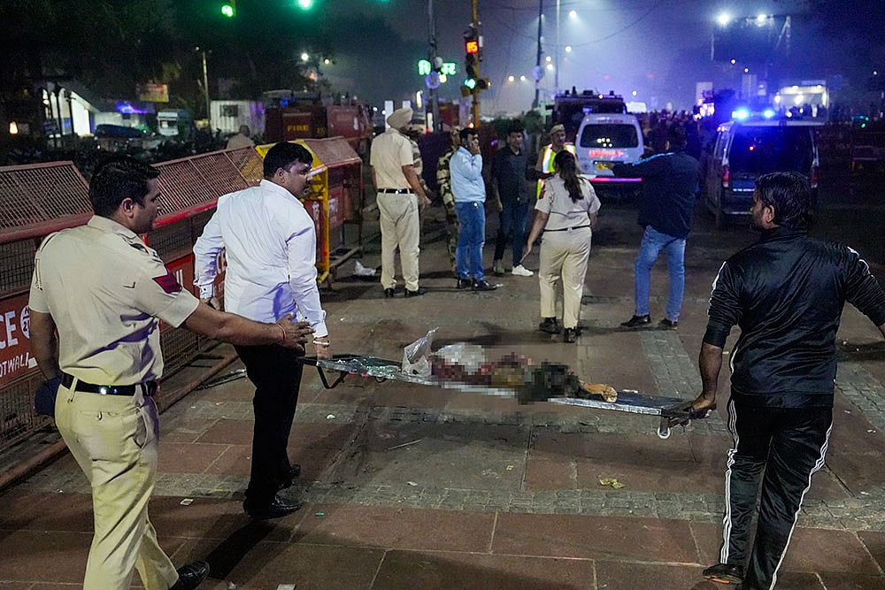 Photo: PTI/Salman Ali : Eyewitnesses Recall Horror of Red Fort Blast: 'Severed Hands, Screams, and Fire Everywhere'