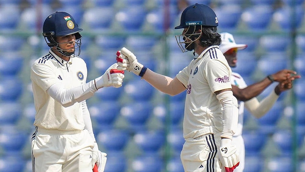 | Photo: PTI/Shahbaz Khan : India vs West Indies 2nd Test Day 5