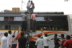 Imago / Hindustan Times : Bihar migrants