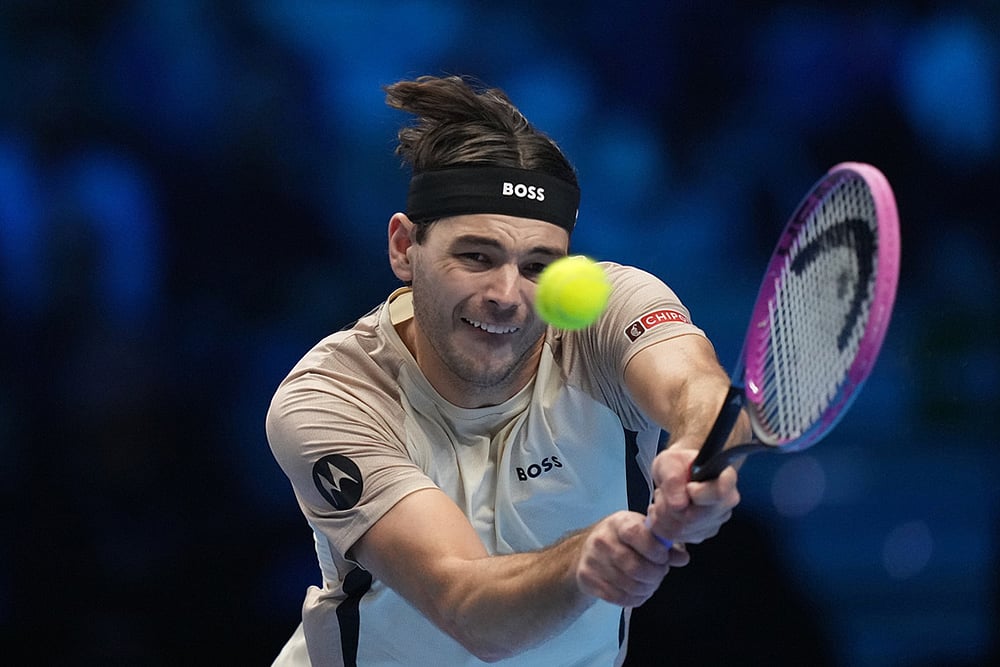 Italy Tennis ATP Finals-Carlos Alcaraz Vs Taylor Fritz-2