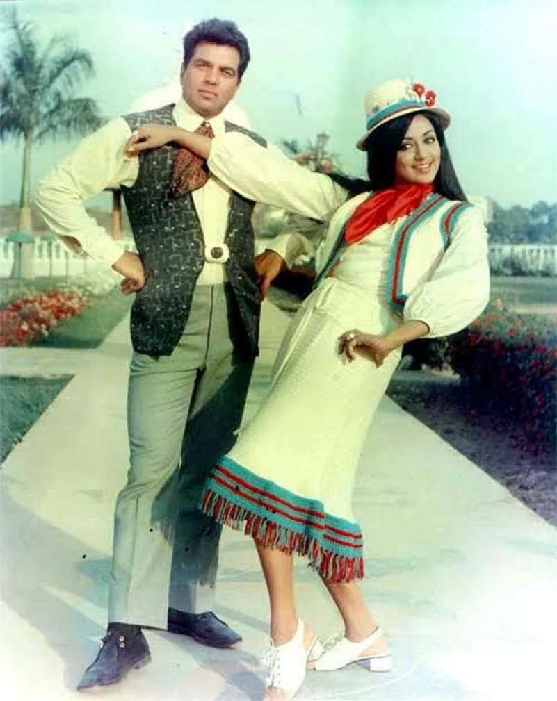 Bollywood actor Dharmendra in Raja Jani (1972)