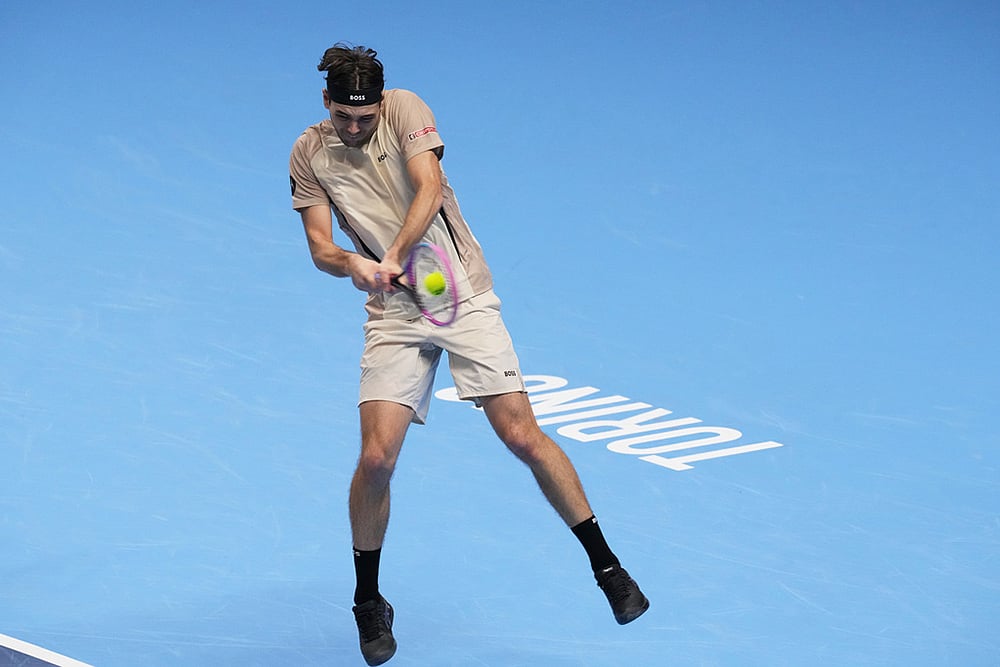 Italy Tennis ATP Finals-Carlos Alcaraz Vs Taylor Fritz-8