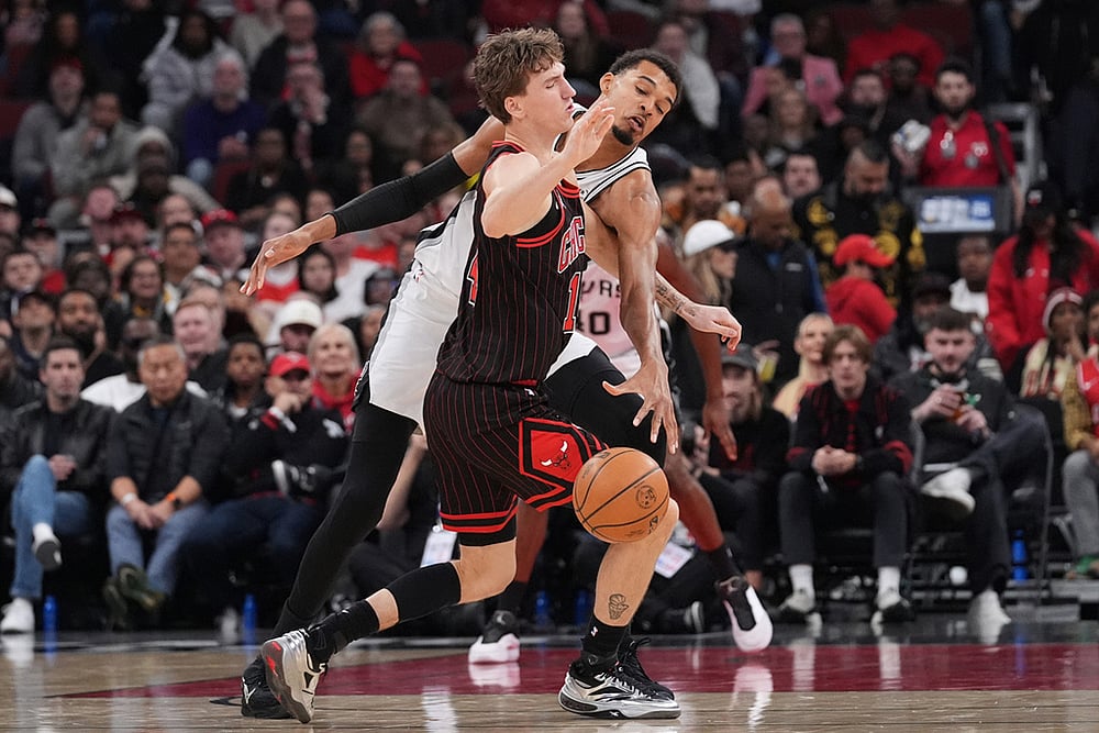 NBA Chicago Bulls vs San Antonio Spurs-Matas Buzelis