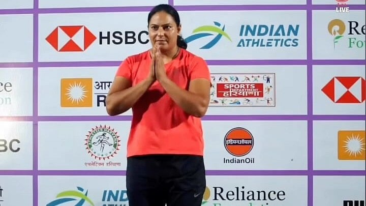 | Photo: Instagram/manjubala_hammer : File photo of hammer thrower Manju Bala.
