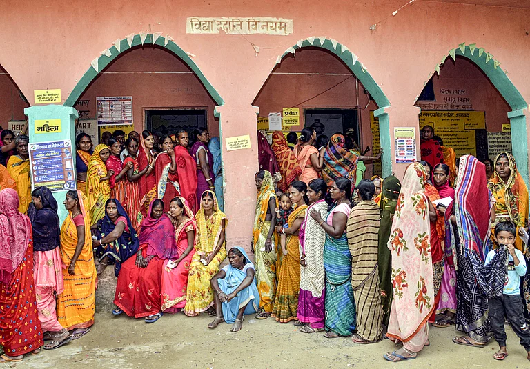 Women voters in the second phase of election - - PTI