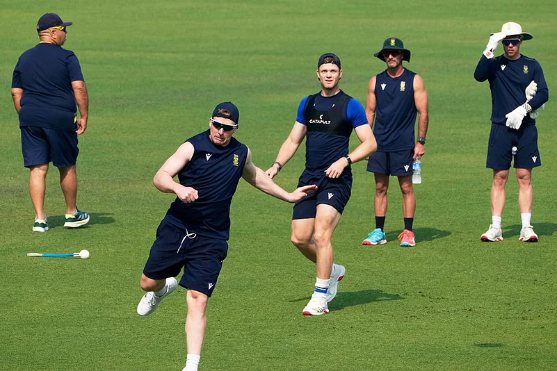 IND Vs SA Cricket, South African team training-3