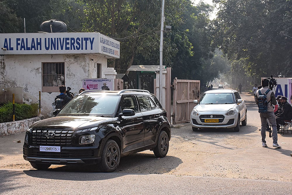 Photo: PTI  : The ED has accused Al-Falah University of falsely claiming UGC recognition and misrepresenting its NAAC accreditation.