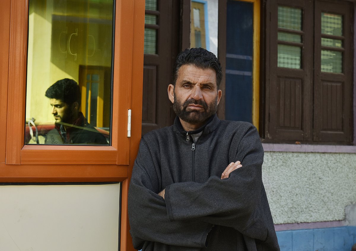 Father and Brother of Muzamil Shakeel, who was detained at least ten days before the Delhi blast.