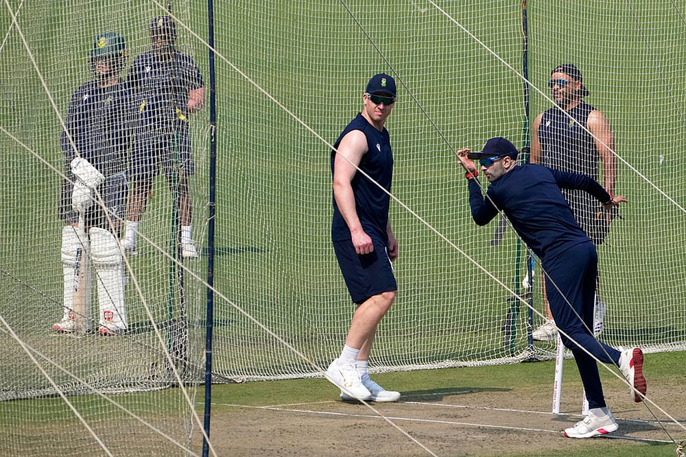 IND Vs SA Cricket, South African team training-Kesav Maharaj