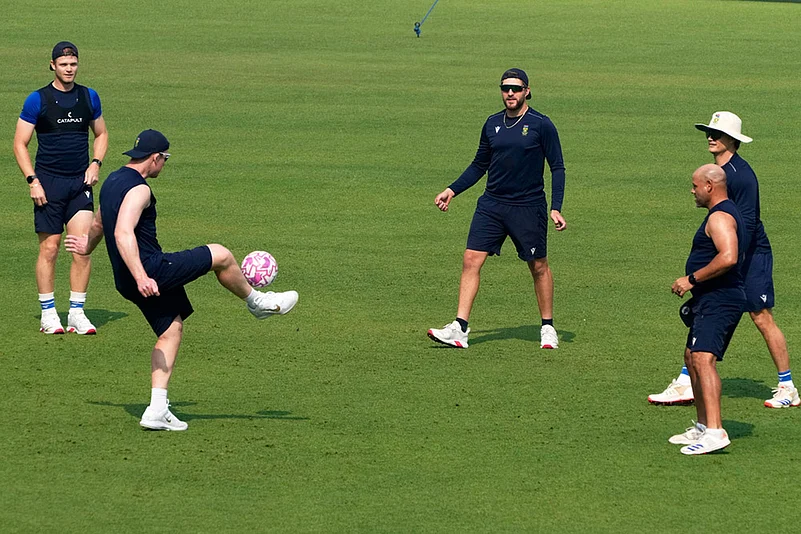 IND Vs SA Cricket, South African team training-Adien Markram-1