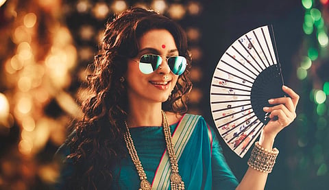 Juhi Chawla in Pushpaka Vimana