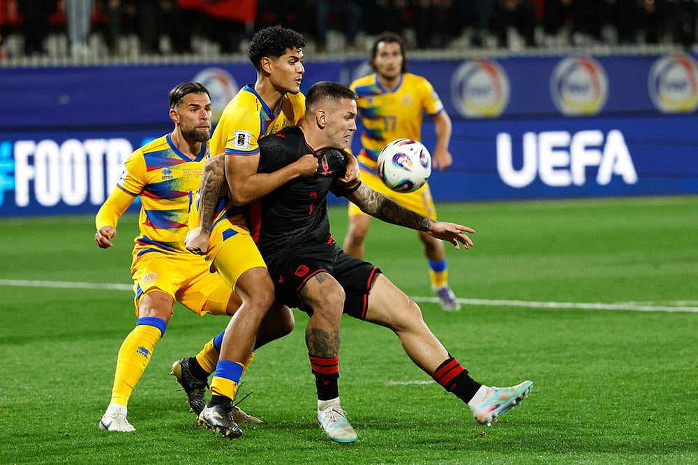 FIFA World Cup Qualifier Soccer Match: Albania vs Andorra